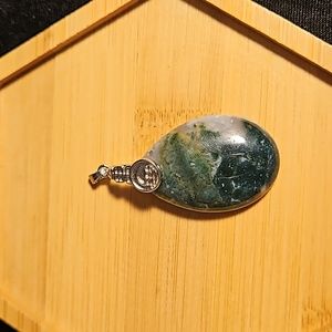 Moss Agate Pendant